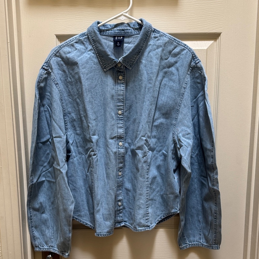 GAP Light Blue Denim Shirt